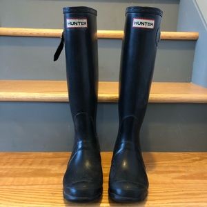 Hunter US 5M/6F Black Tall Boots